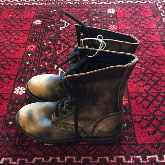 NEW Never Worn Free People Tortuga Combat Boots 7 - Picture 4 of 7